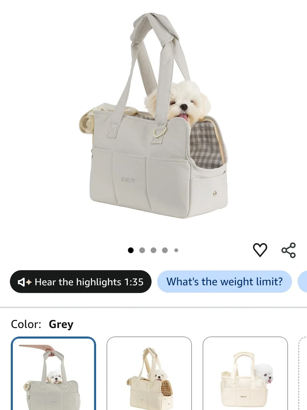 Onecute Dog Carrier